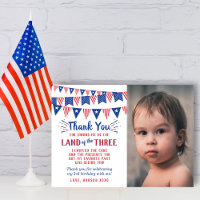 Terra Da Foto De aniversário de 3 anos De Julho