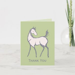 Cartão De Agradecimento Thank You Baby Foal Card