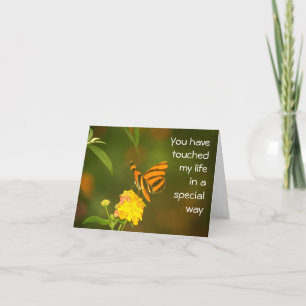 Cartão De Agradecimento Thank You Butterfly Card