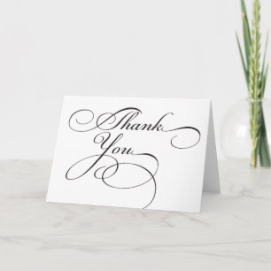 Cartão De Agradecimento Thank You Card