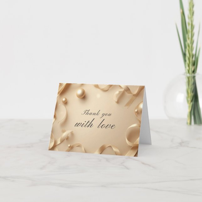 Cartão De Agradecimento Thank you card (Frente)