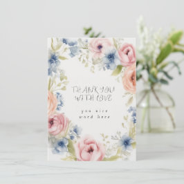 Cartão De Agradecimento Thank you card