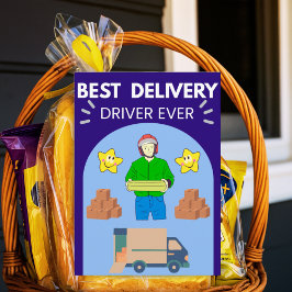 Cartão De Agradecimento Thank You Card for Amazon UPS FedEx Drivers