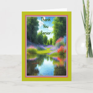 Cartão De Agradecimento Thank You Card for Senior in Care Facility A1 Tech