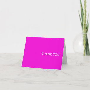 Cartão De Agradecimento Thank you card--"purple people pleaser"