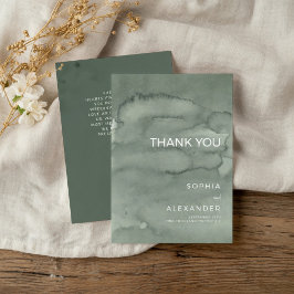 Cartão De Agradecimento  Thank You Card Wedding. 