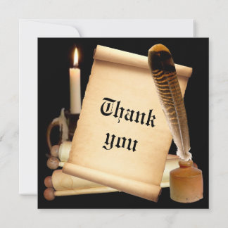 Cartão De Agradecimento Thank You Flat Card