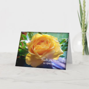 Cartão De Agradecimento Thank you for being so special...