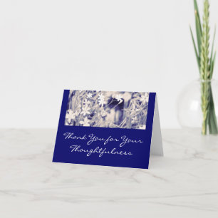 Cartão De Agradecimento Thank You for Your Thoughtfulness ~ Thank You Card