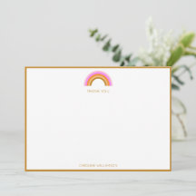 Thank You Rainbow Birthday Party Personalized Boho