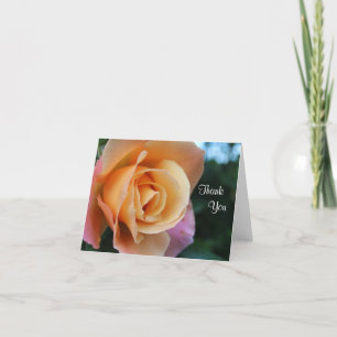 Cartão De Agradecimento Thank You Rose