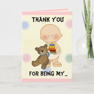 Cartão De Agradecimento Thank You Sister Card