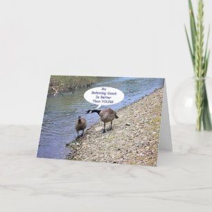 Cartão De Agradecimento Thank you, Swim Coach, comical