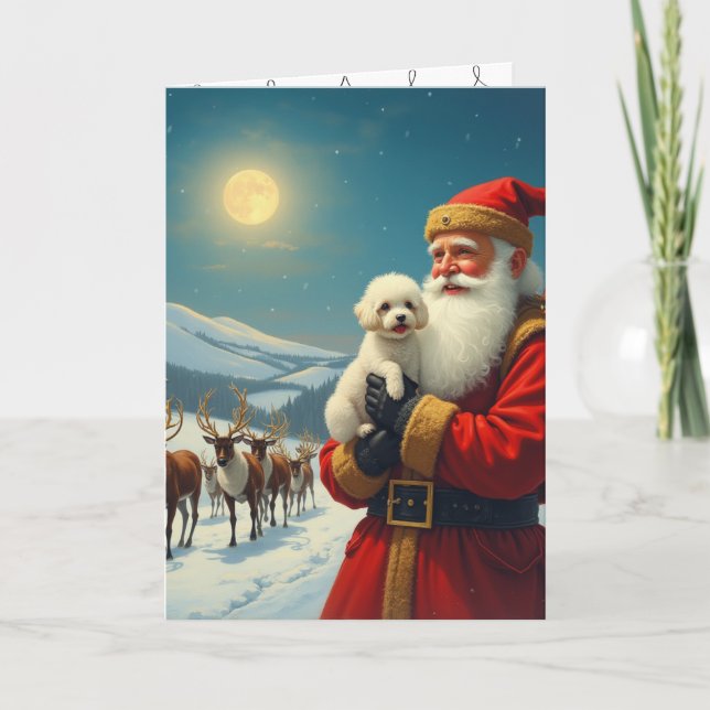 Cartão De Agradecimento The loss of a pet at christmas (Frente)