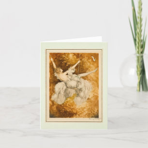 Cartão De Agradecimento The Swing, 1928, por Louis Icart