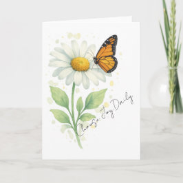 Cartão De Agradecimento Thinking of You Notecard - Daisy & Butterfly