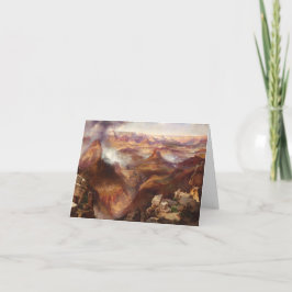 Cartão De Agradecimento Thomas moran Grand Canyon of the Colorado River