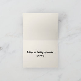 Cartão De Agradecimento Thug Life Baby Thank you notes