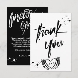 Cartão De Agradecimento Til Death Do Ufp Grunge Wedding