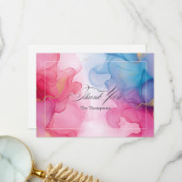 Tinta Alcoólica Rosa e Azul com Acentos Dourados