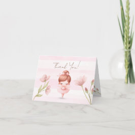 Cartão De Agradecimento Tiny Twirls – Ballerina