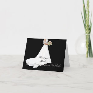 Cartão De Agradecimento Tio Obrigado por Me Levar ao Altar