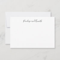 Tipografia de Script Branco Preto Minimalista Mode