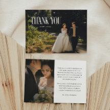 Tipografia Minimalista Moderna 2-Foto Casamento
