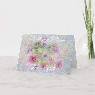 CARTÃO DE AGRADECIMENTO TO MY DEAR WIFE GREETING CARD