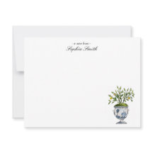 Topiaria de limoeiro em aquarela elegante