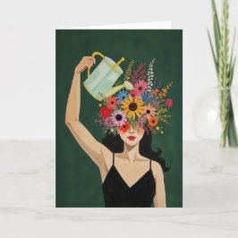 Cartão De Agradecimento Torne Sua Mente Moody Emerald