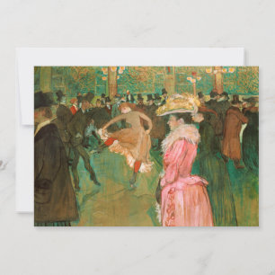 Cartão De Agradecimento Toulouse-Lautrec - No Rouge, A Dança