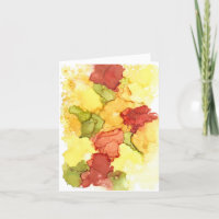 trabalho de arte de abstrato com tinta de álcool e