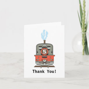 Cartão De Agradecimento Train Thank You Card