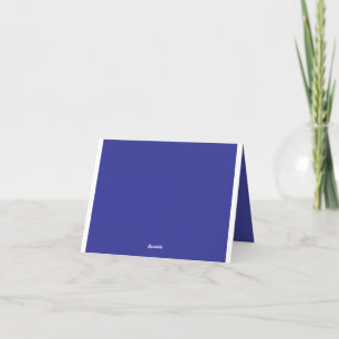 Cartão De Agradecimento Transforme seu espaço com uma incrível parede azul