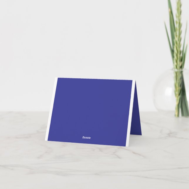 Cartão De Agradecimento Transforme seu espaço com uma incrível parede azul (Verso)