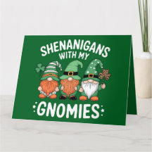 Travessuras Com Meus Gnomos Dia de São Patrício Ir