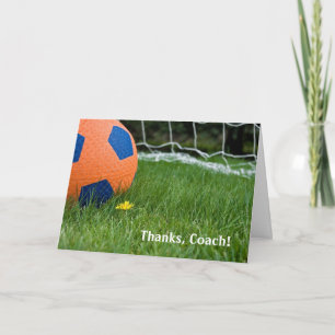 Cartão De Agradecimento Treinador de obrigados
