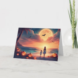 Cartão De Agradecimento Trópicos lunáticos: Um Halloween Incrivelmente Bon