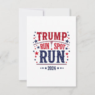 Cartão De Agradecimento Trump Run Spot Executar Debate Sobre Eleições Engr