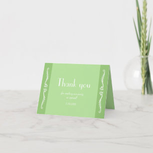 Cartão De Agradecimento Tuberose Deixa Partido Personalizado Obrigado
