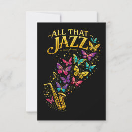 Cartão De Agradecimento Tudo Aquela Jazz