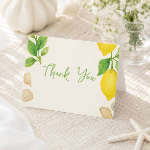 Cartão De Agradecimento Tudo o que Vejo é Amor Arte Amarelo Limão Costeiro