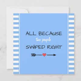 Cartão De Agradecimento Tudo Porque Duas Pessoas Varreram O Chá de fraldas