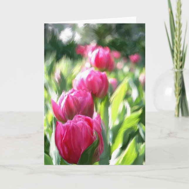 Cartão De Agradecimento Tulip (Frente)