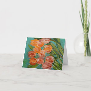 Cartão De Agradecimento Tulip Bunch