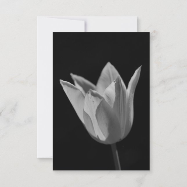 Cartão De Agradecimento Tulipa (Frente)