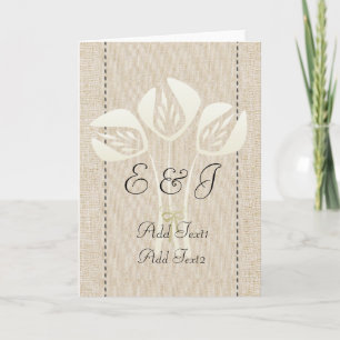 Cartão De Agradecimento Tulipas Personalizadas