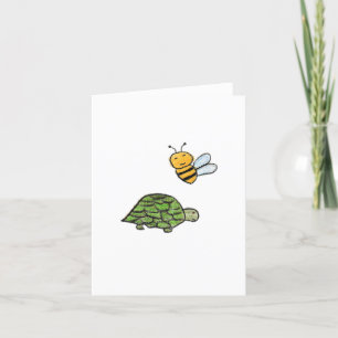 Cartão De Agradecimento Turtle Bumblebee