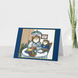 Cartão De Agradecimento Tutor/Cartão de Escola Doméstica